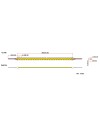 TIRAS LED STRIPS*TIRA LED 24V COB 12w/m IP20 4000K ROLLO 5M